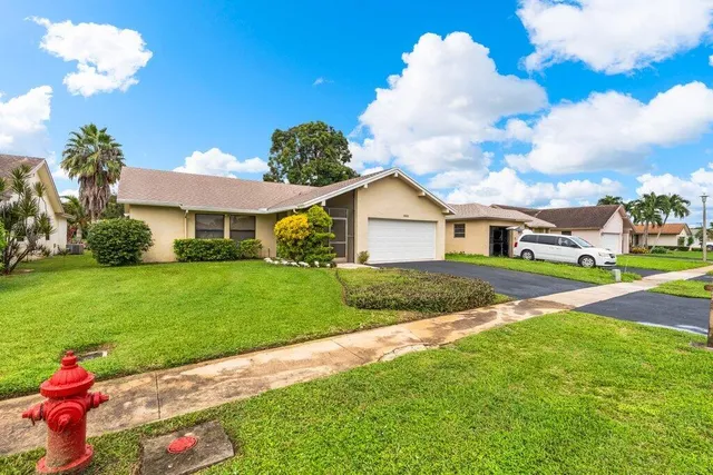 a view of outdoor space and yard