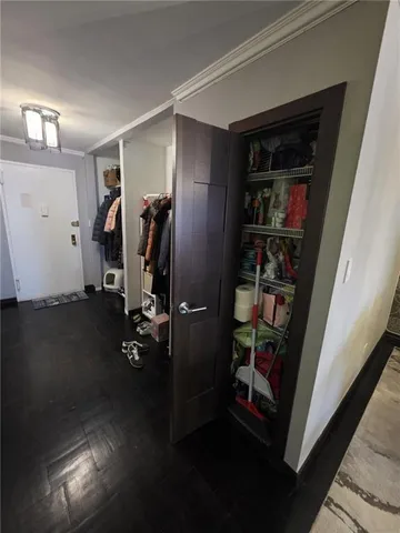 a view of storage and utility room