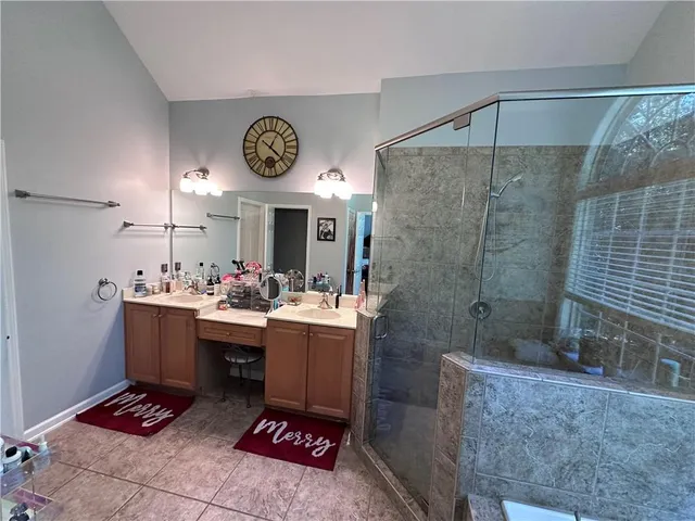 a view of entryway with a table and chairs