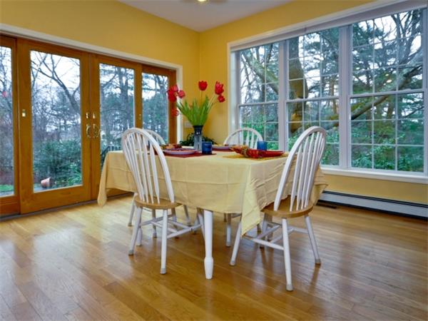 75 Ridgeway Avenue Needham, MA 02492 - Photo 13 of 22 a view of a dining room with furniture window and wooden floor