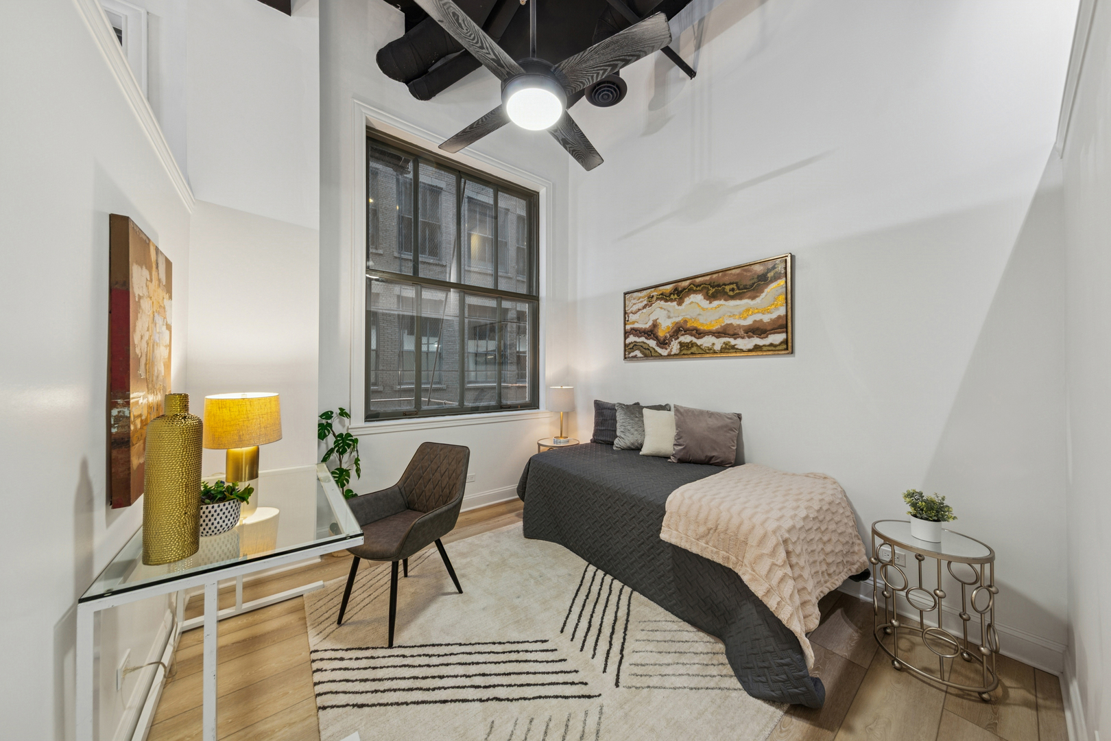 120 South State Street, Unit 4 Chicago, IL 60603 - Photo 20 of 28 a living room with furniture and a window