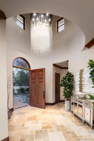 a view of lobby with furniture