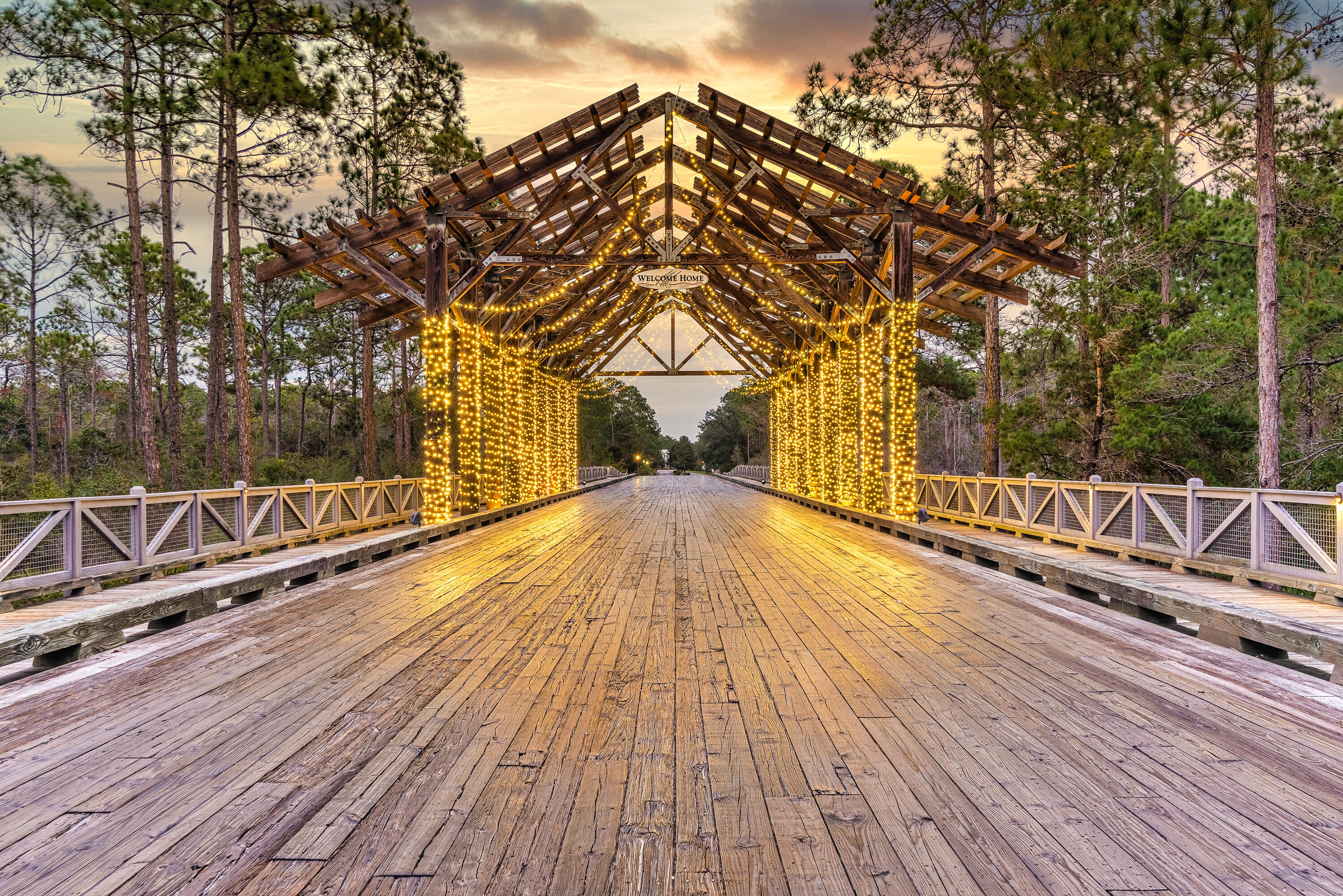 345 Flatwoods Forest Loop Santa Rosa Beach, FL 32459 - Photo 52 of 62 Lit up bridge