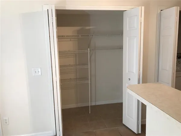 a room with closet
