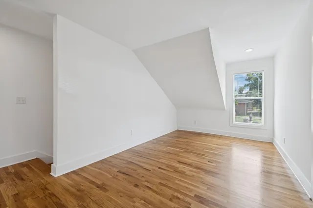 a view of a backyard with a small cabin