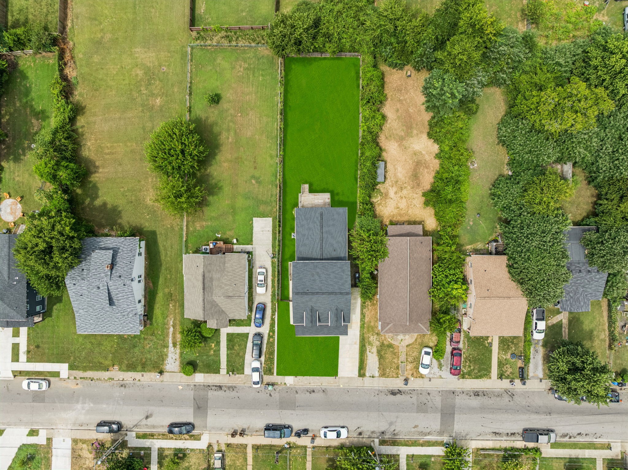 1613 23rd Avenue North Nashville, TN 37208 - Photo 51 of 58 an aerial view of residential houses with outdoor space and street view