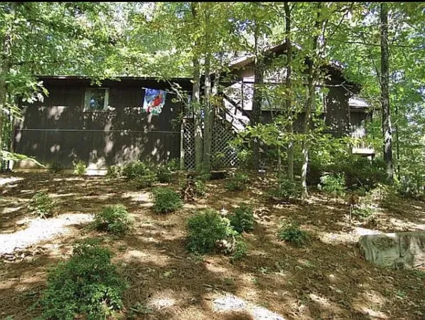a view of outdoor space and a yard