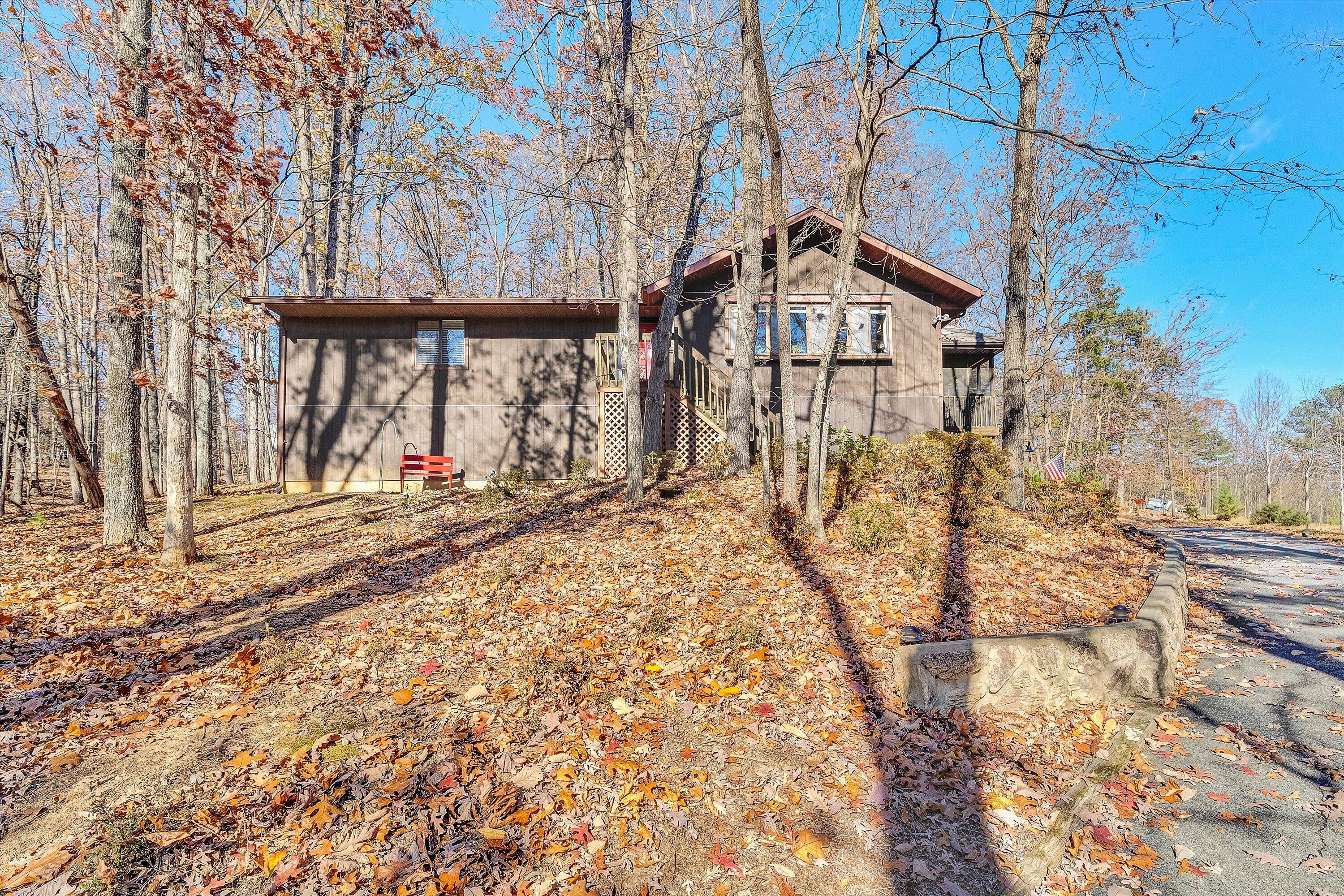 1046 Mountain Pass Road Blue Ridge, VA 24064 - Photo 25 of 25 a view of a house with snow on the background