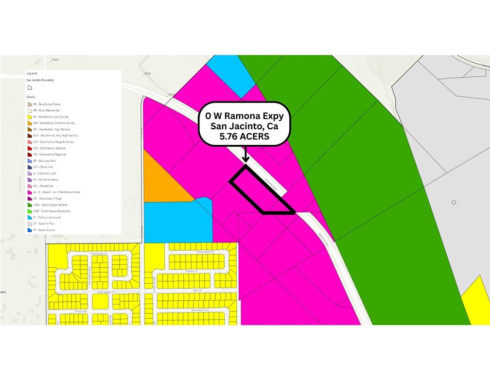 0 Ramona Expressway San Jacinto, CA 92583 - Photo 3 of 3 a room with a bed and a large window