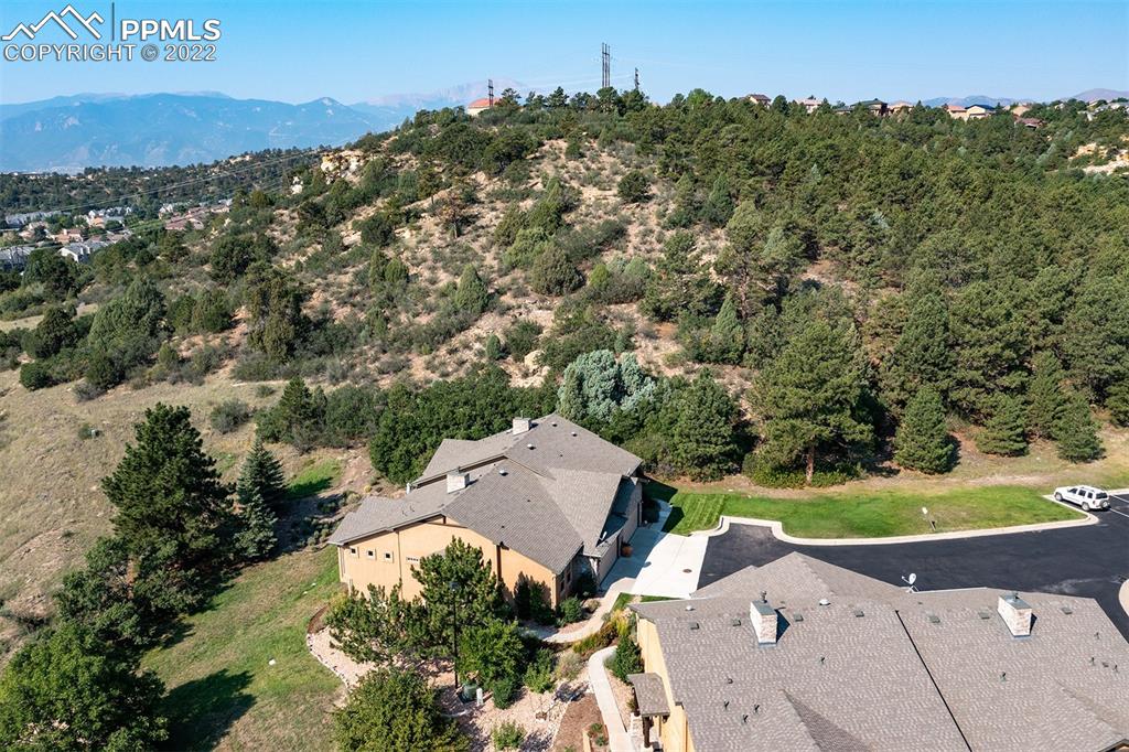 2361 Conservatory Point Colorado Springs, CO 80918 - Photo 50 of 50 an aerial view of a house with a yard
