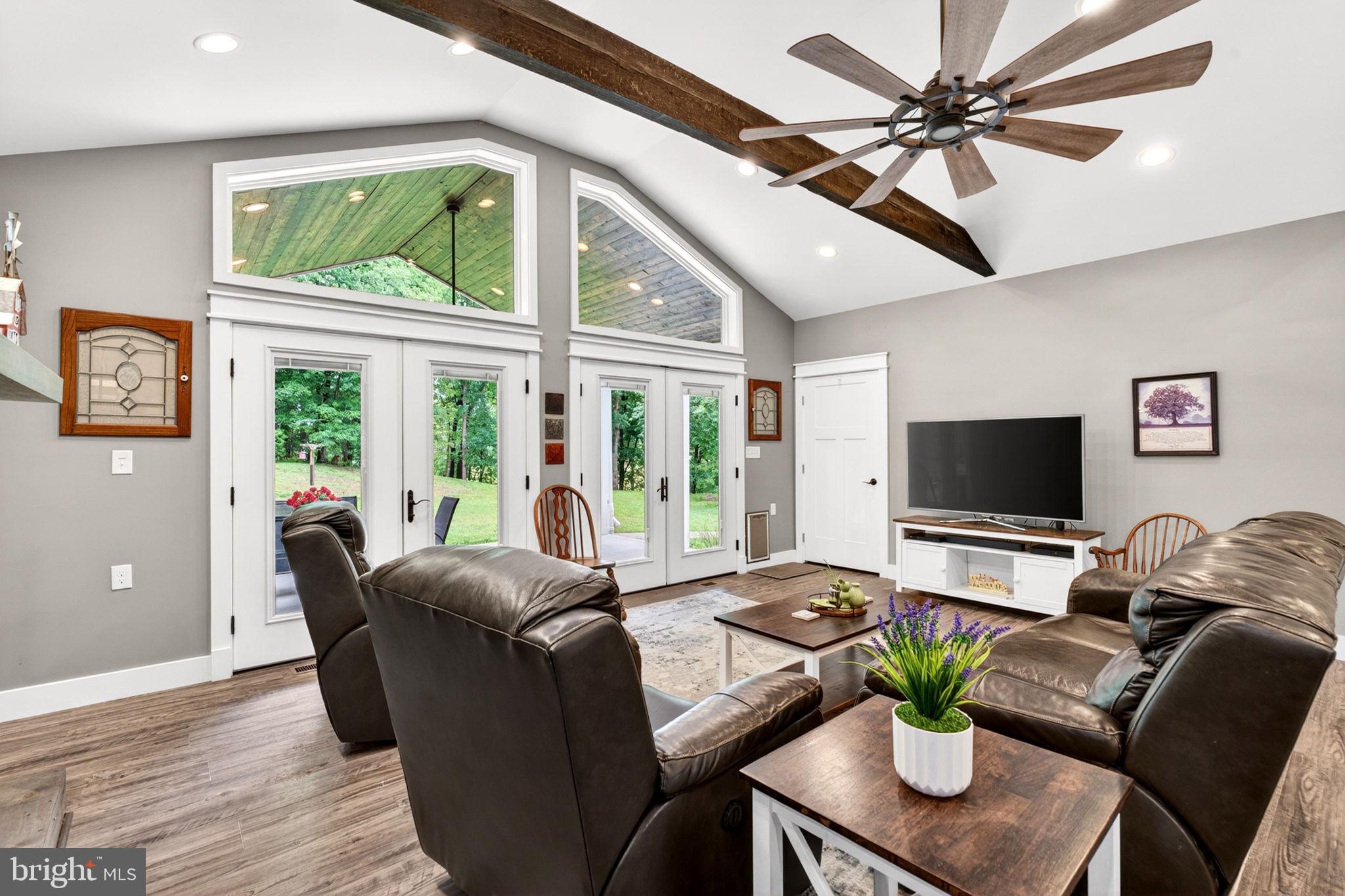 846 Stansbury Road Pylesville, MD 21132 - Photo 16 of 96 Gorgeous beamed cathedral ceilings