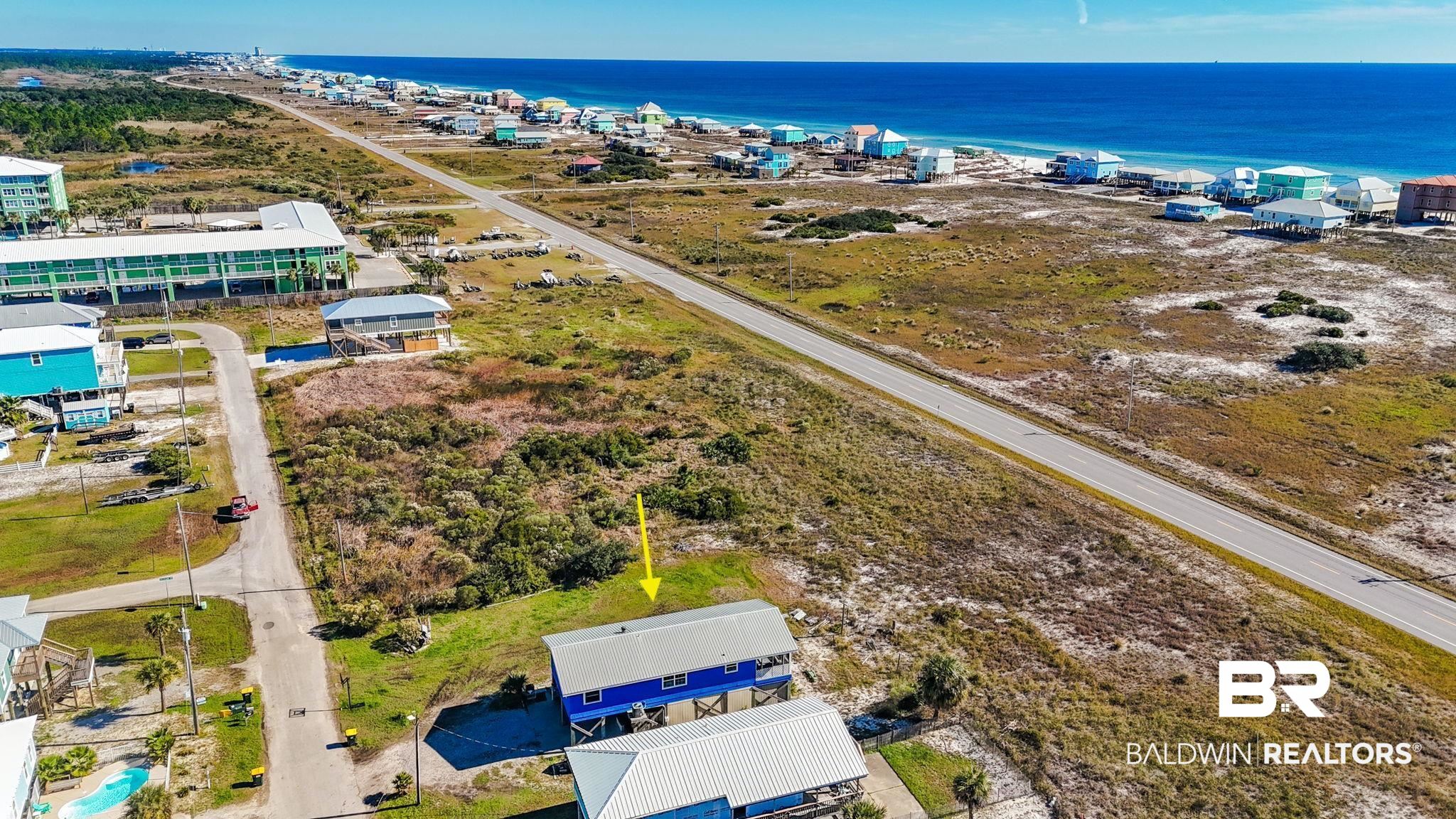 2514 Muscogee Road Gulf Shores, AL 36542 - Photo 55 of 60 Birds eye view of property featuring a water view