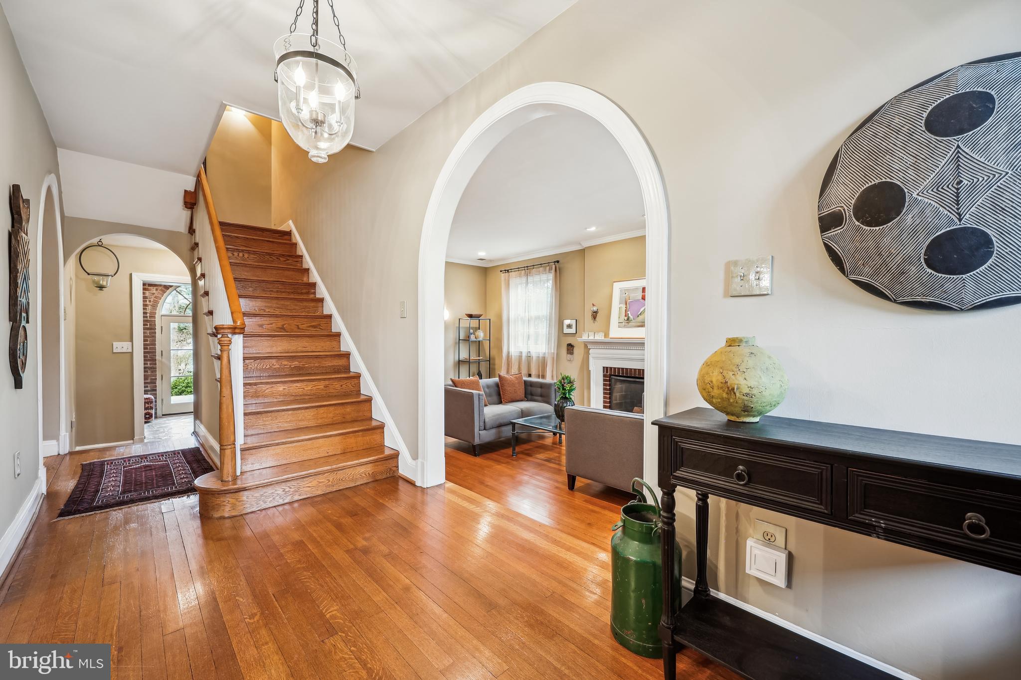 9014 Fairview Road Silver Spring, MD 20910 - Photo 2 of 94 a view of entryway and hall with wooden floor