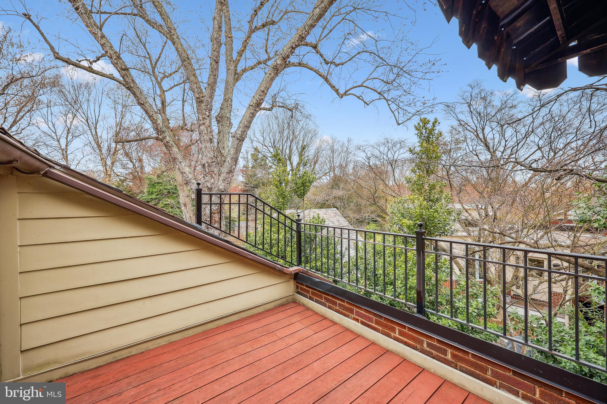 9014 Fairview Road Silver Spring, MD 20910 - Photo 43 of 94 a view of balcony with wooden floor