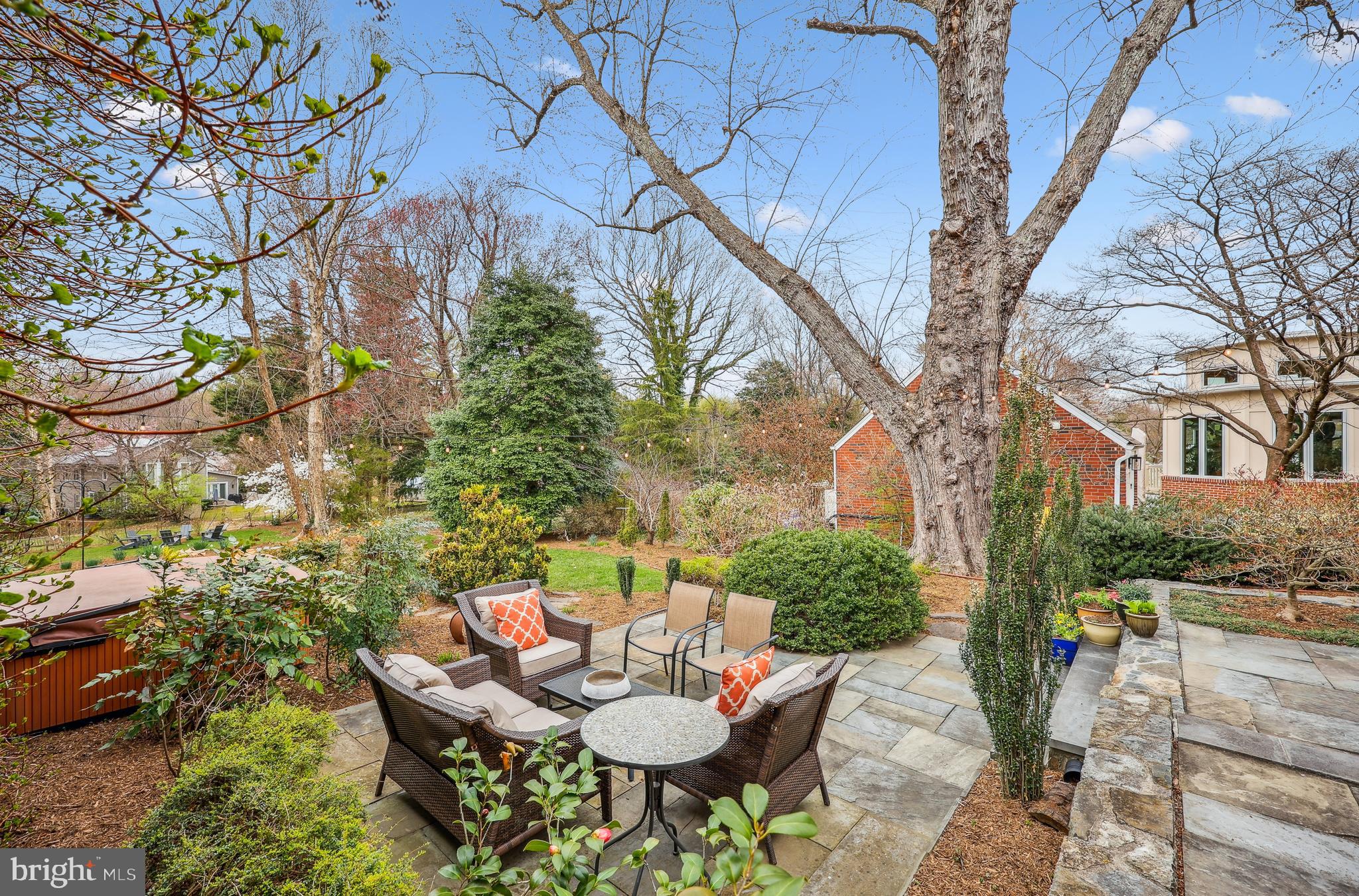 9014 Fairview Road Silver Spring, MD 20910 - Photo 68 of 94 a view of a patio with a chairs and table in a patio