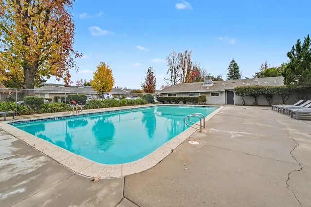 front view of a house with a small yard