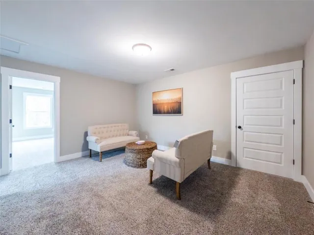 a view interior of a house with wooden floor windows and a chandelier