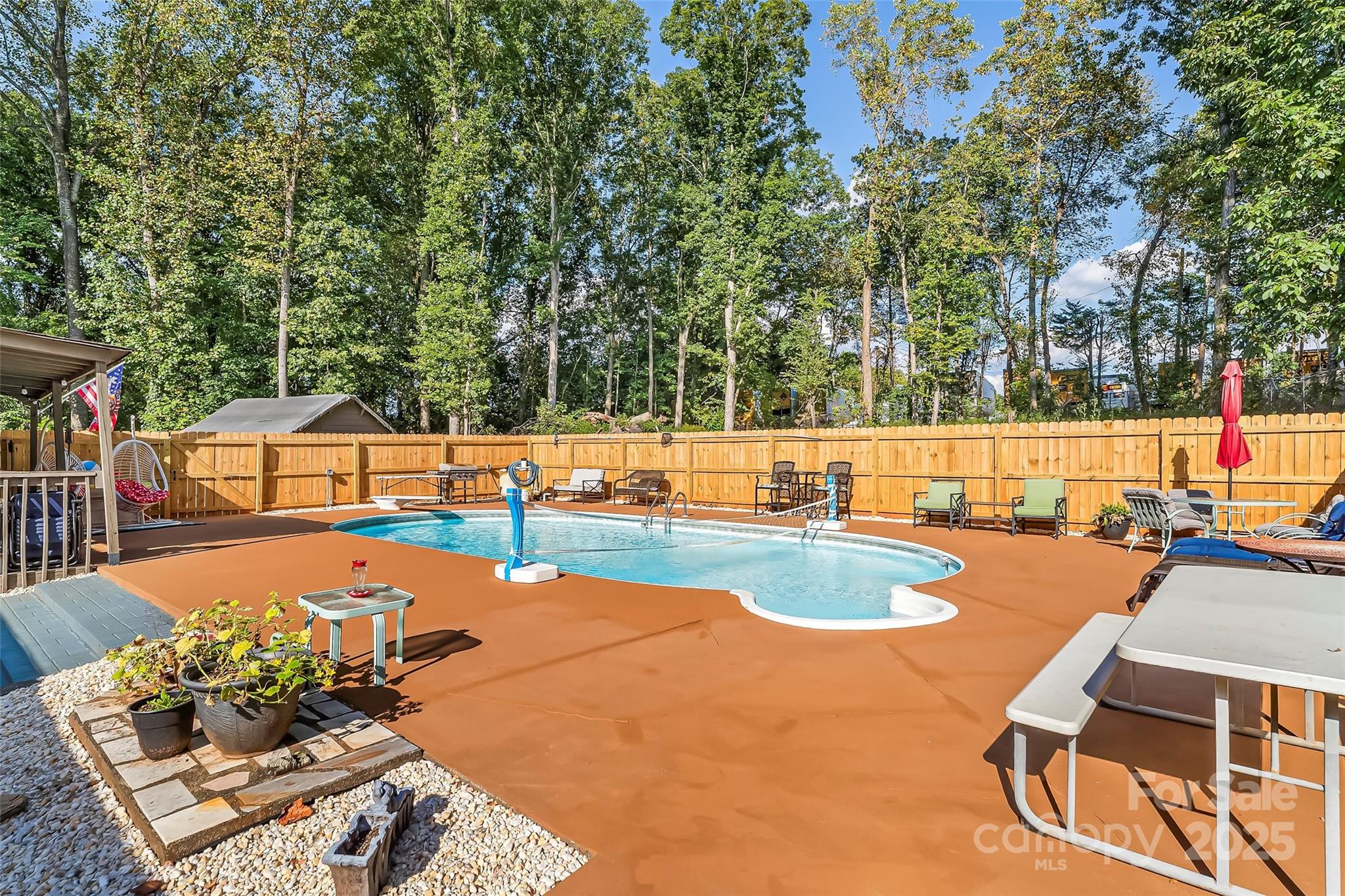 304 Parlier Avenue Conover, NC 28613 - Photo 26 of 37 swimming pool with outdoor seating