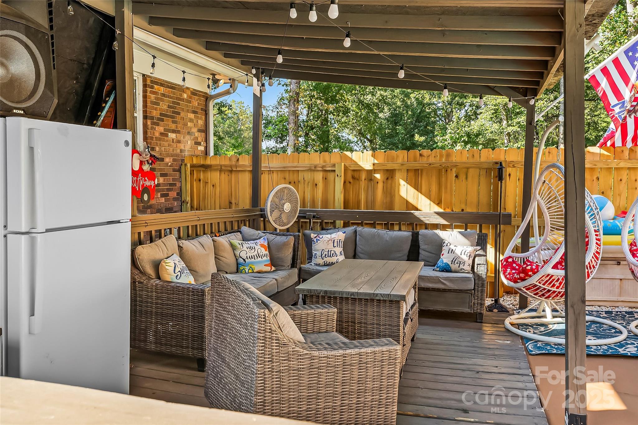 304 Parlier Avenue Conover, NC 28613 - Photo 27 of 37 a view of living room kitchen with furniture and outdoor shower