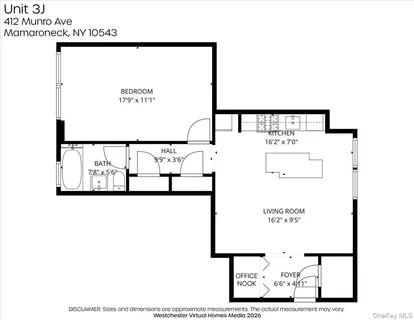 $225,000 | 412 Munro Avenue, Unit 3J, Mamaroneck, NY 10543