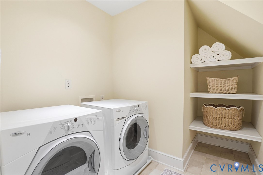 12123 Deer Ridge Court Ashland, VA 23005 - Photo 44 of 63 a utility room with dryer and washer