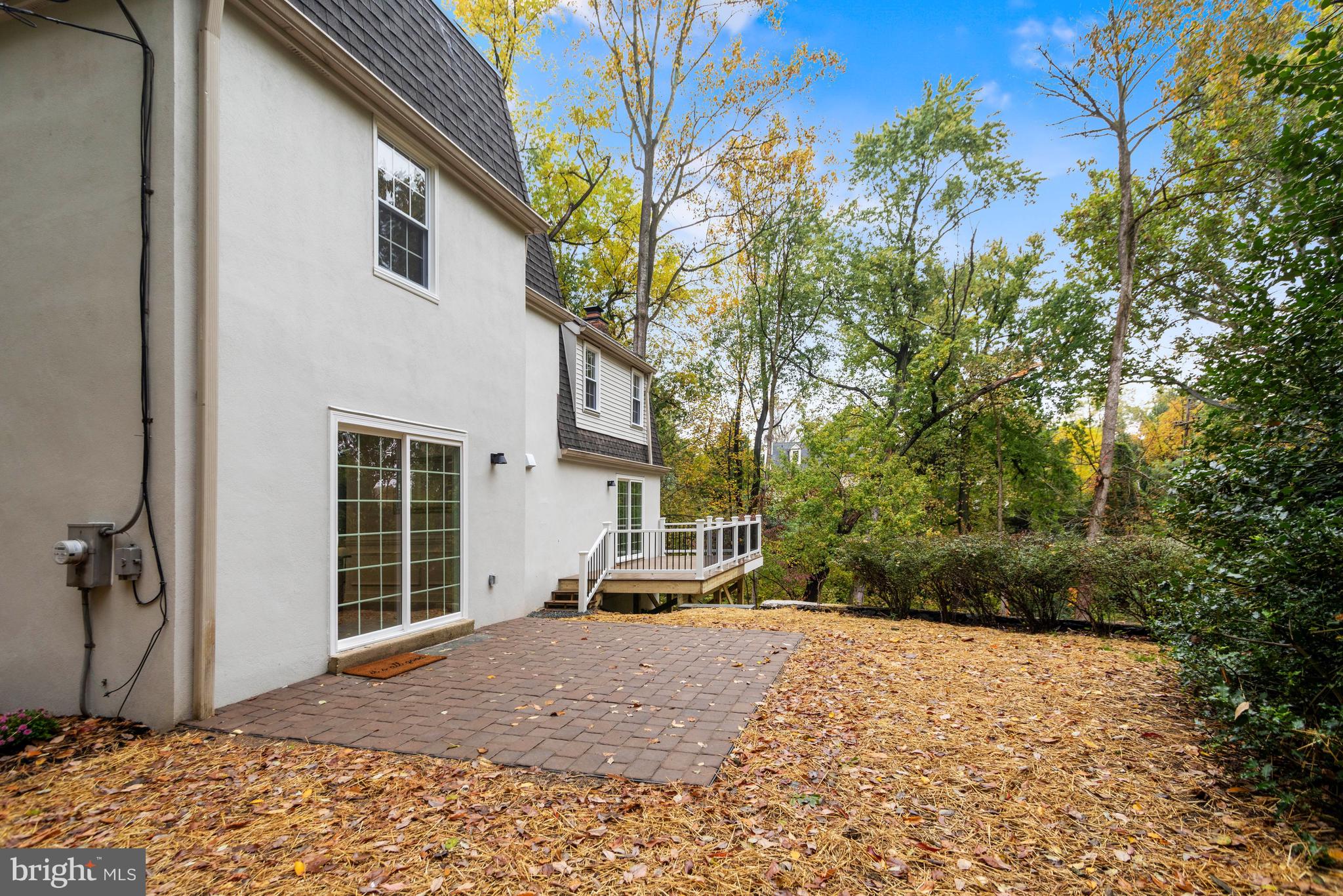 1900 Lafayette Road Gladwyne, PA 19035 - Photo 30 of 35 Rear View /Stone Patio