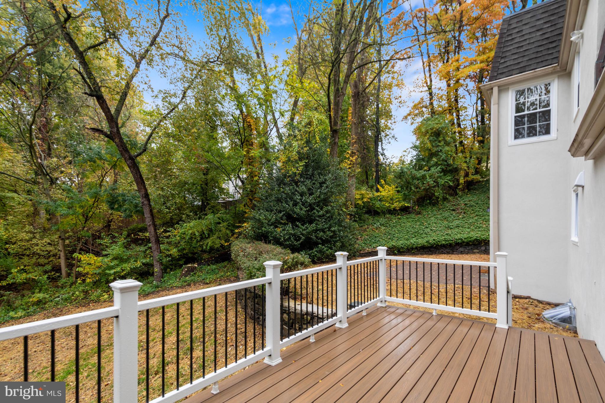 1900 Lafayette Road Gladwyne, PA 19035 - Photo 33 of 35 Deck/Wooded Lot