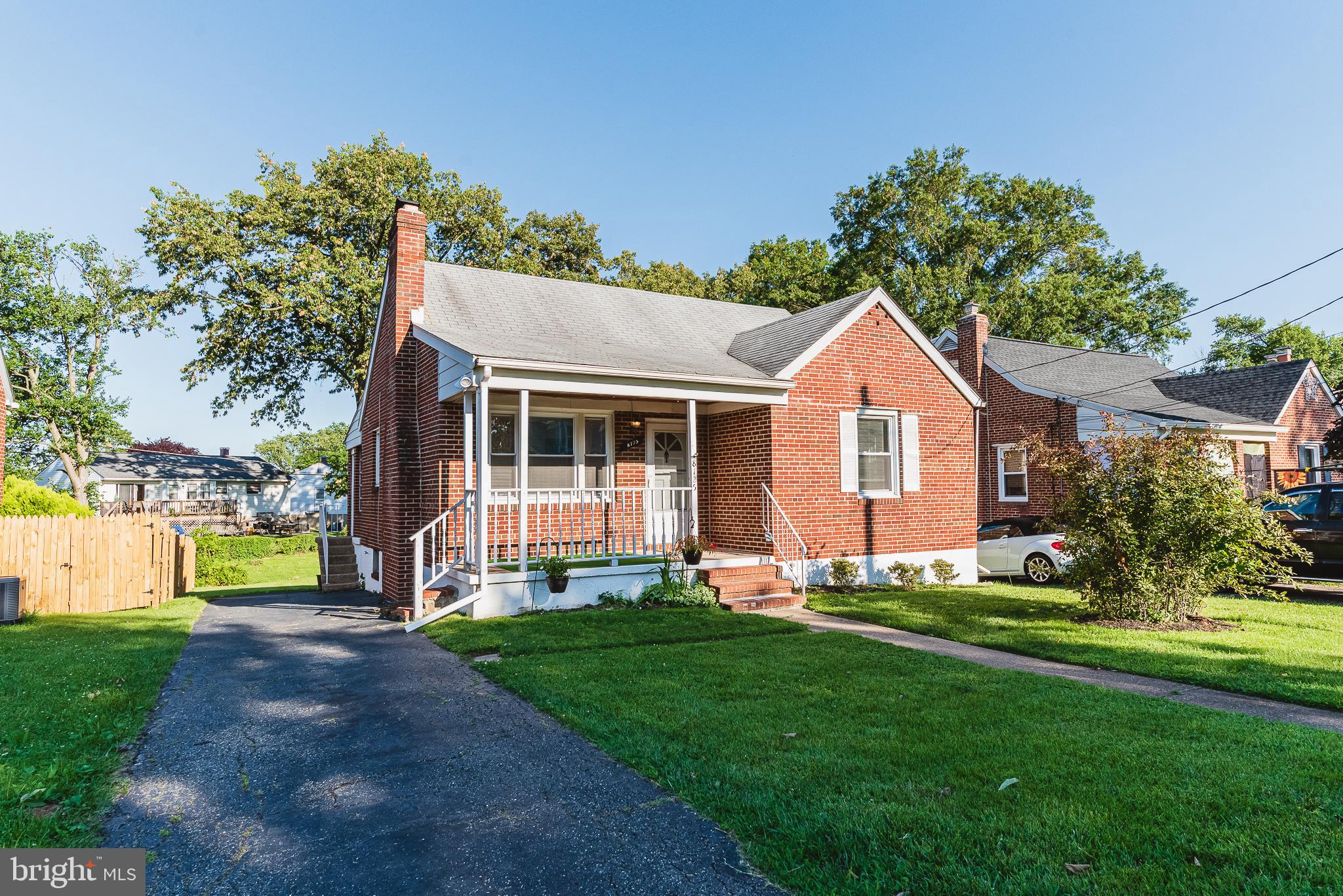 8725 Avondale Road Baltimore, MD 21234 - Photo 3 of 36 Front with driveway