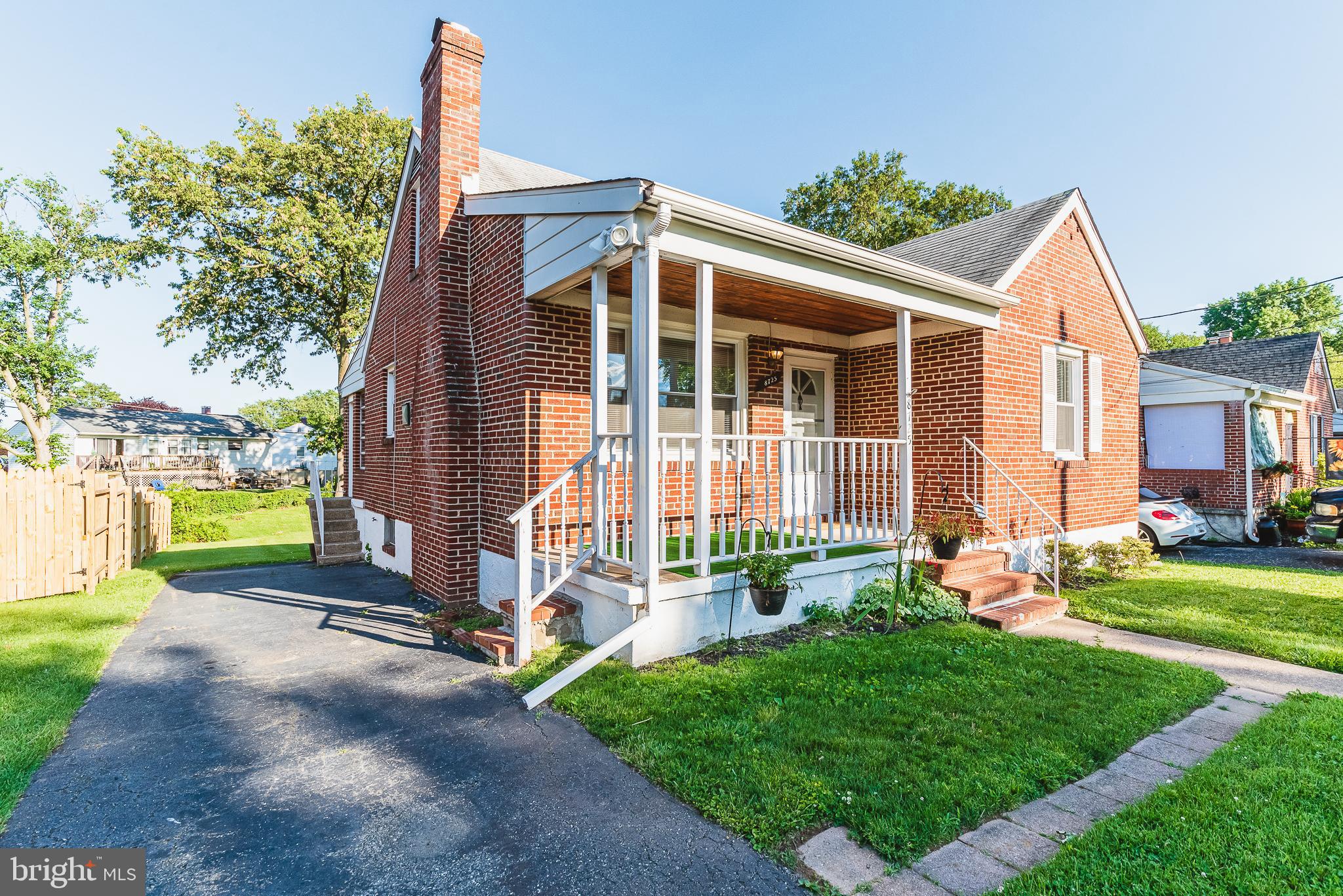 8725 Avondale Road Baltimore, MD 21234 - Photo 4 of 36 front angle with driveway