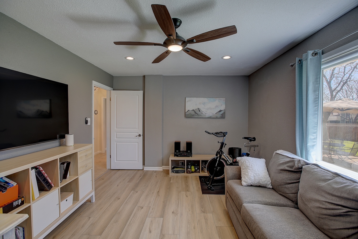 1902 East 18th Street Georgetown, TX 78626 - Photo 31 of 40 Bedroom 4 is located privately at the other end of the house with a full bath adjacent. Great for Multi-gen, nanny room, exercise, office!