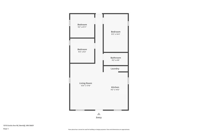 $199,800 | 1510 Grotte Avenue Northeast, Bemidji, MN 56601