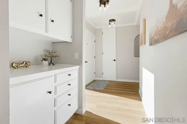 a view of a entryway front of a house