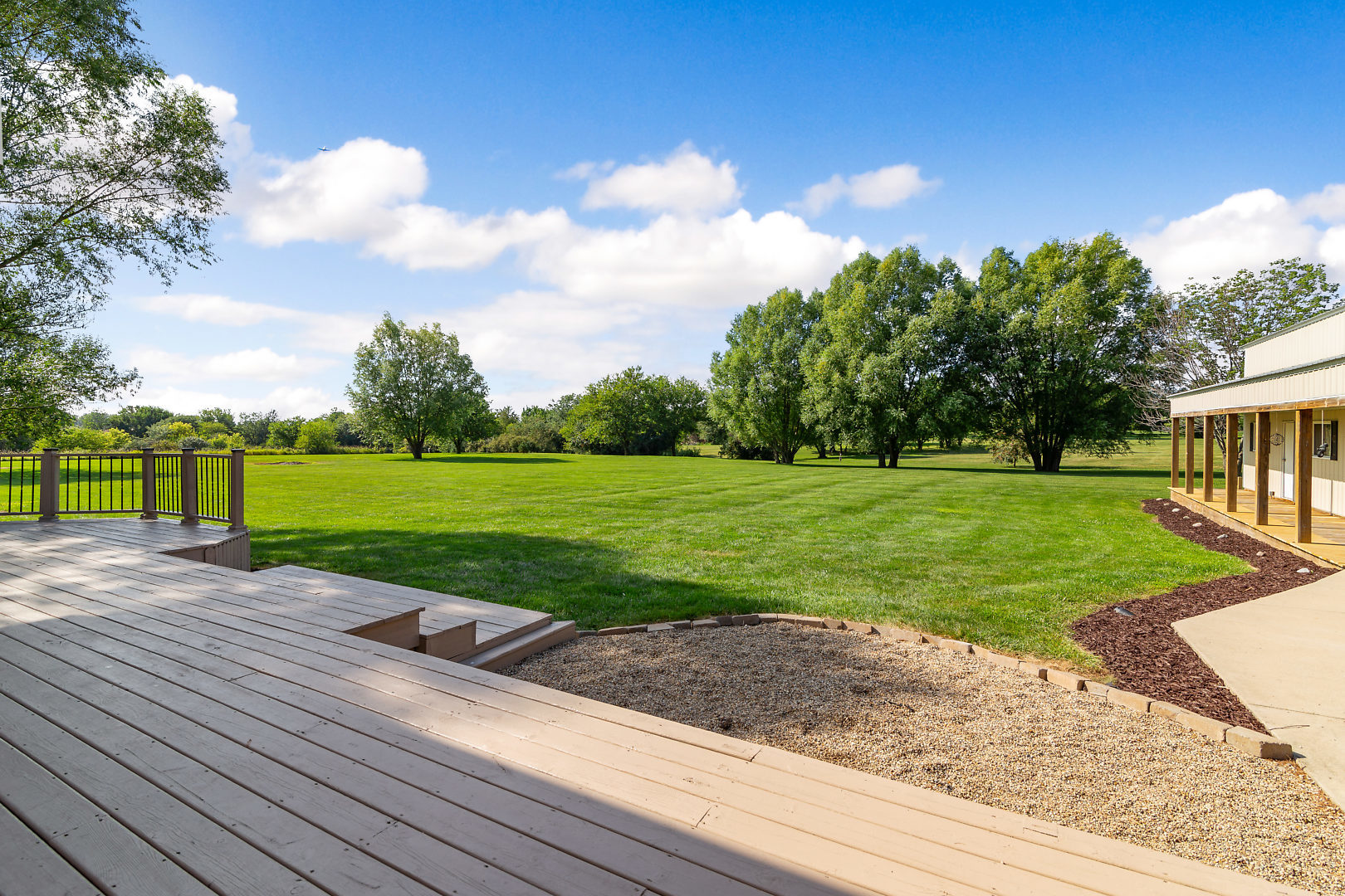 17173 Frazier Road Plano, IL 60545 - Photo 22 of 26 a view of a park with large trees and a lots of trees