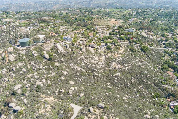 a view of city and mountain