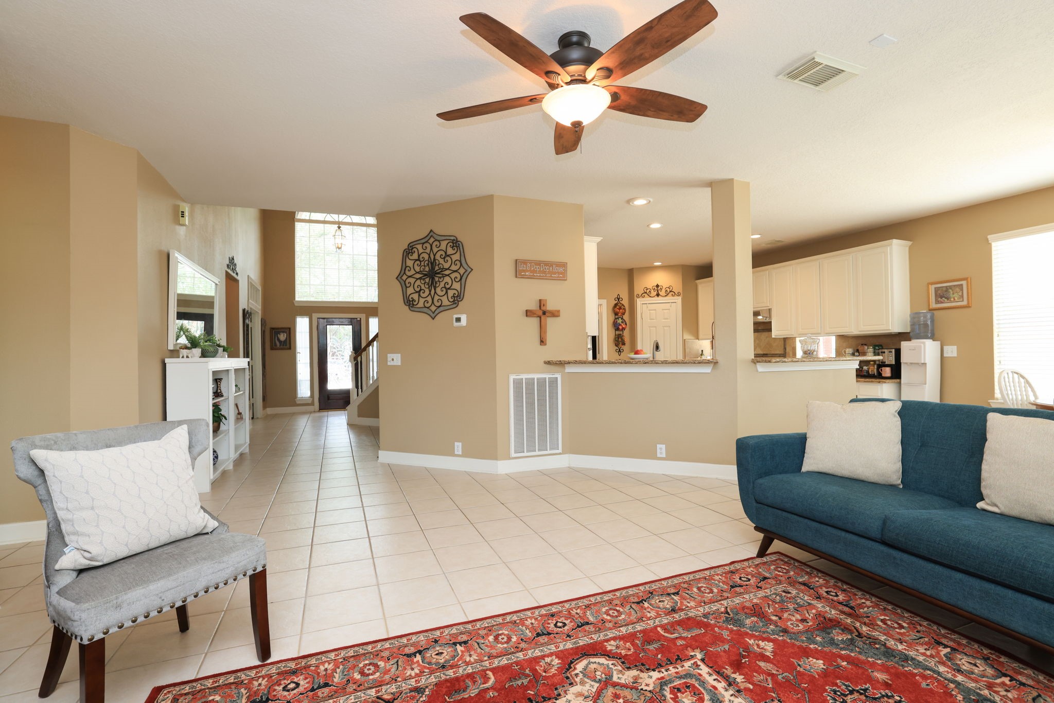 3711 Sapling Trail Court Spring, TX 77388 - Photo 14 of 50 a living room with furniture and a view of kitchen