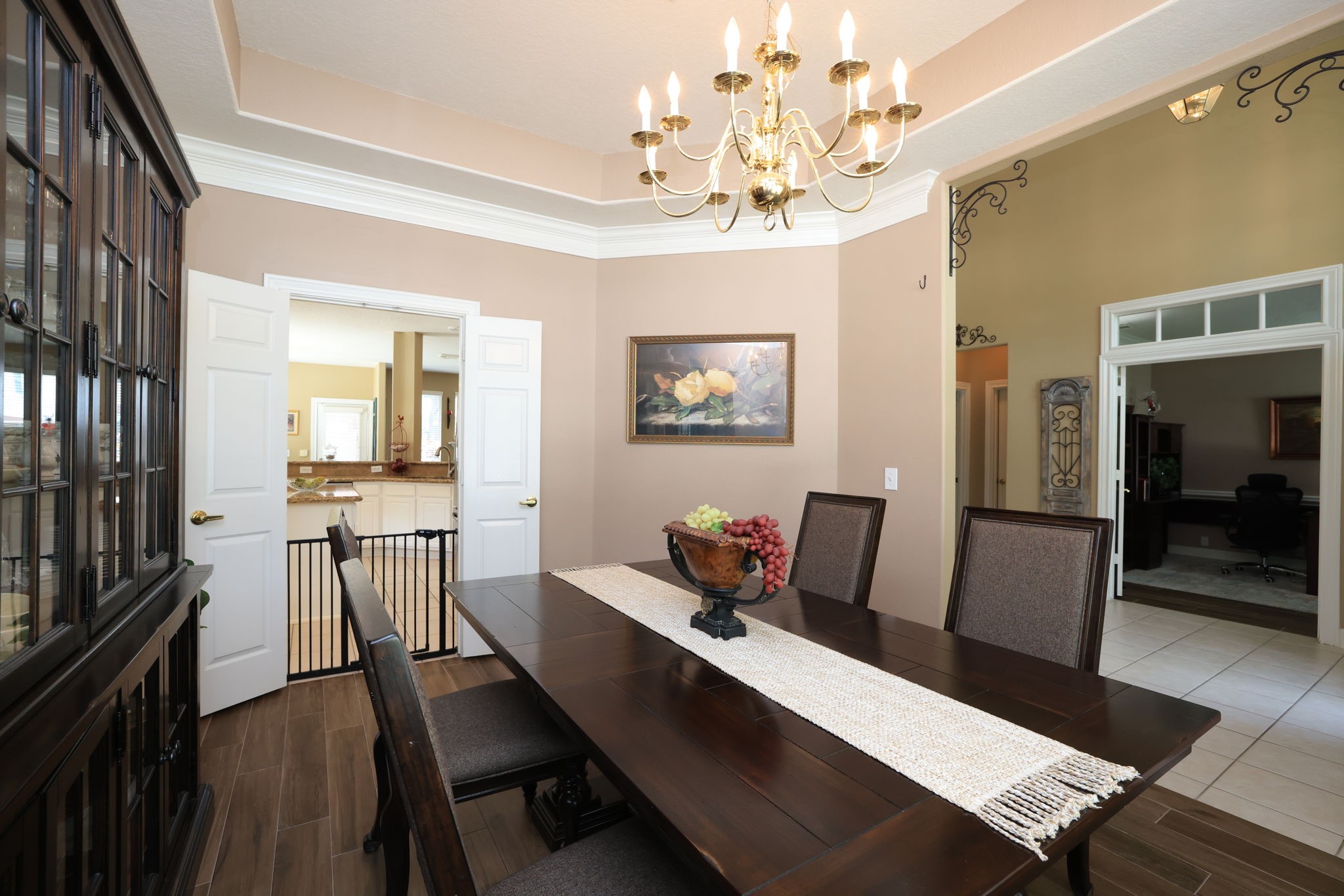 3711 Sapling Trail Court Spring, TX 77388 - Photo 7 of 50 a view of a dining room with furniture and wooden floor