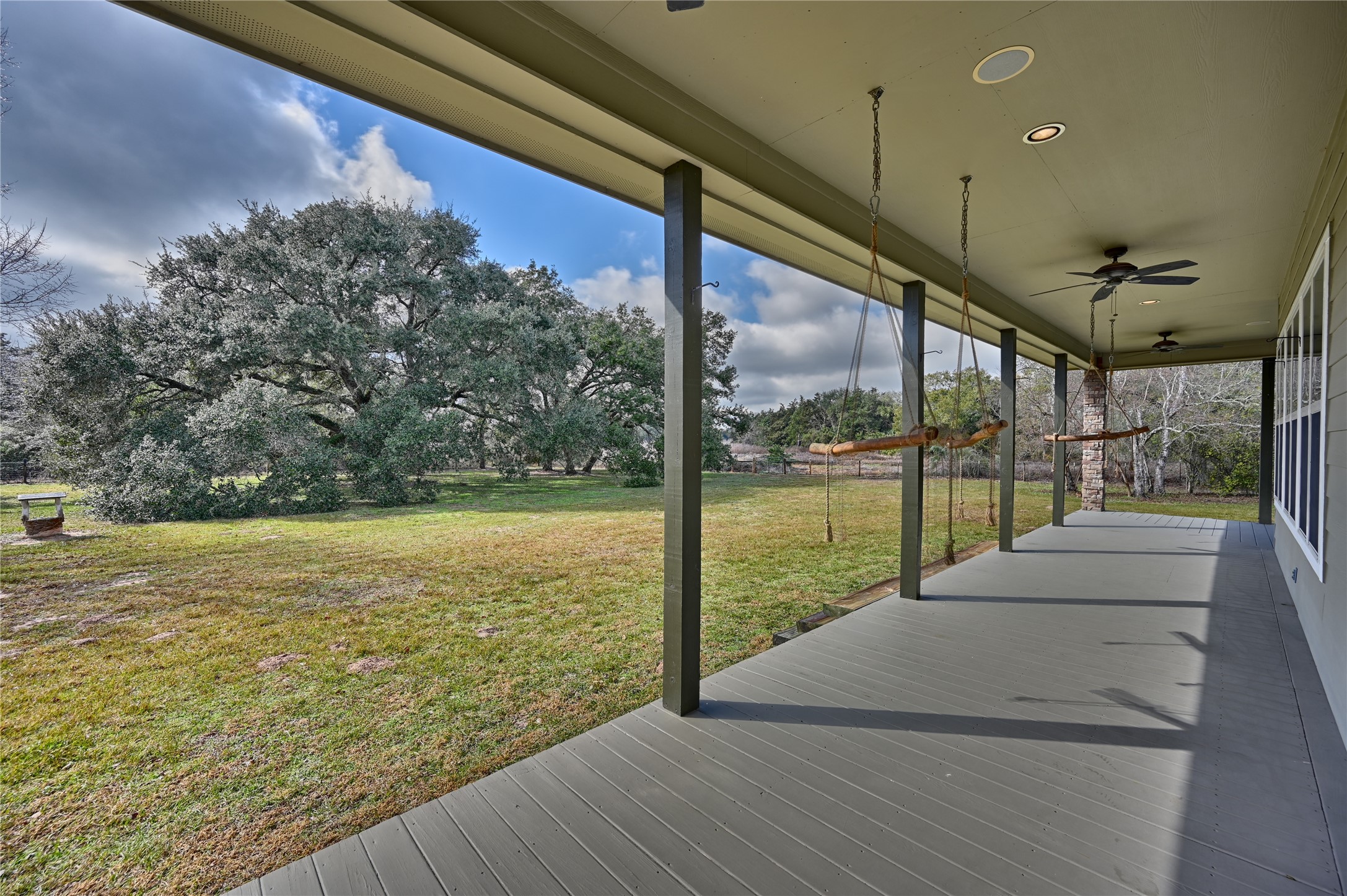 12218 Frantz Road Cat Spring, TX 78933 - Photo 4 of 25 a view of a balcony with ocean view