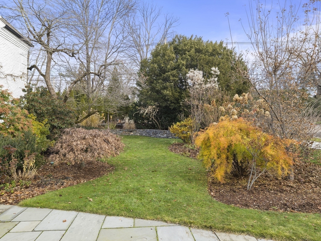 110 Pickwick Road Newton, MA 02465 - Photo 22 of 27 a view of a yard