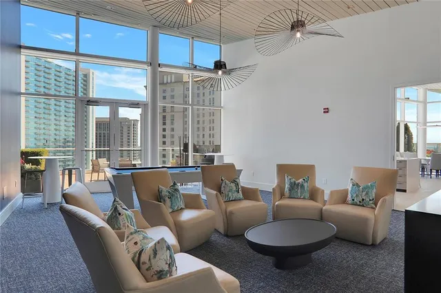 a front view of a building