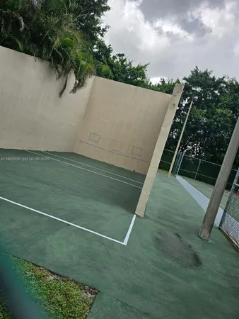 a view of a basketball court