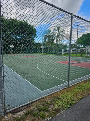 a view of a tennis court