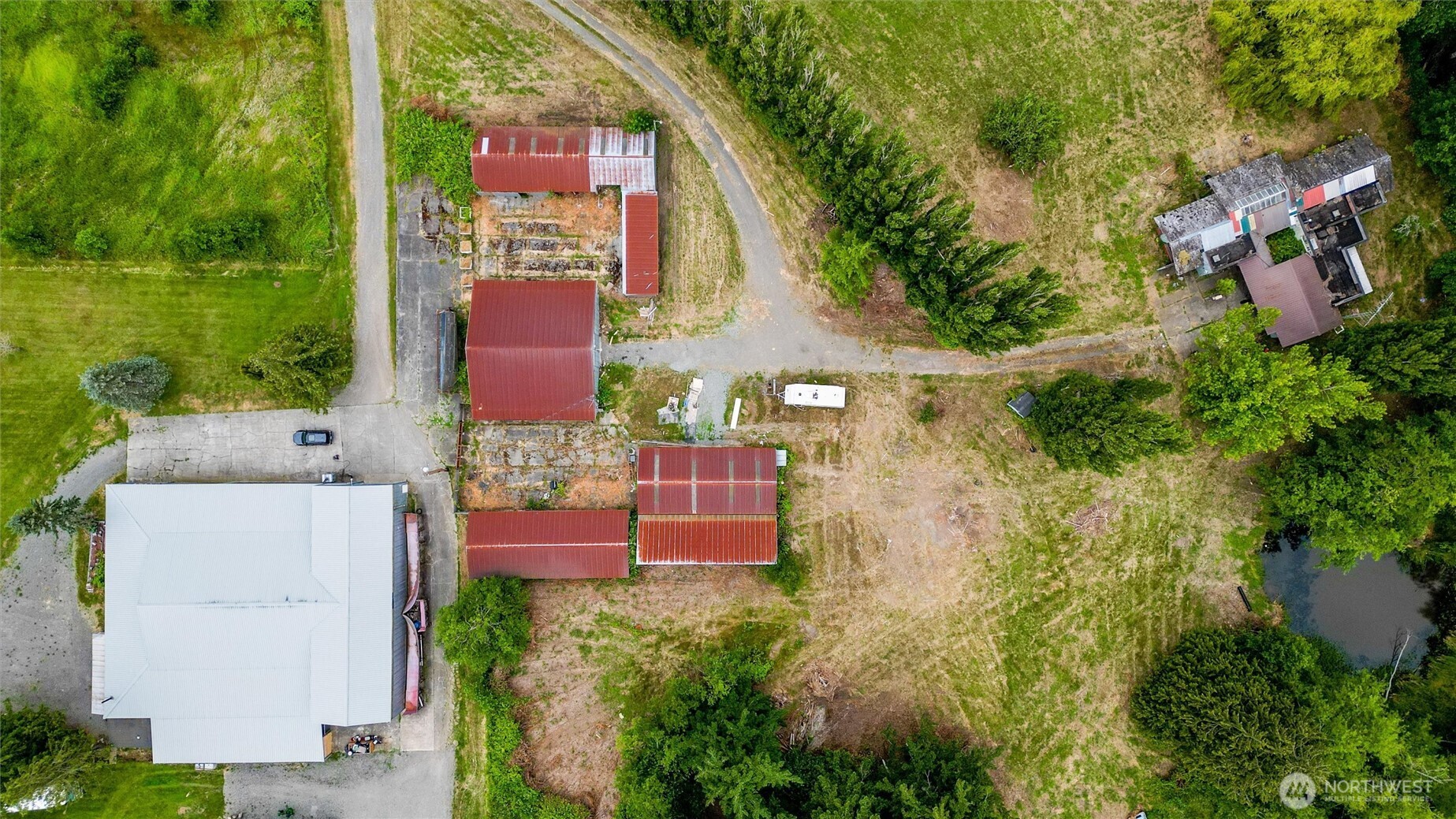 4256 Curtis Road Bellingham, WA 98226 - Photo 5 of 31 an aerial view of a house with outdoor space and street view