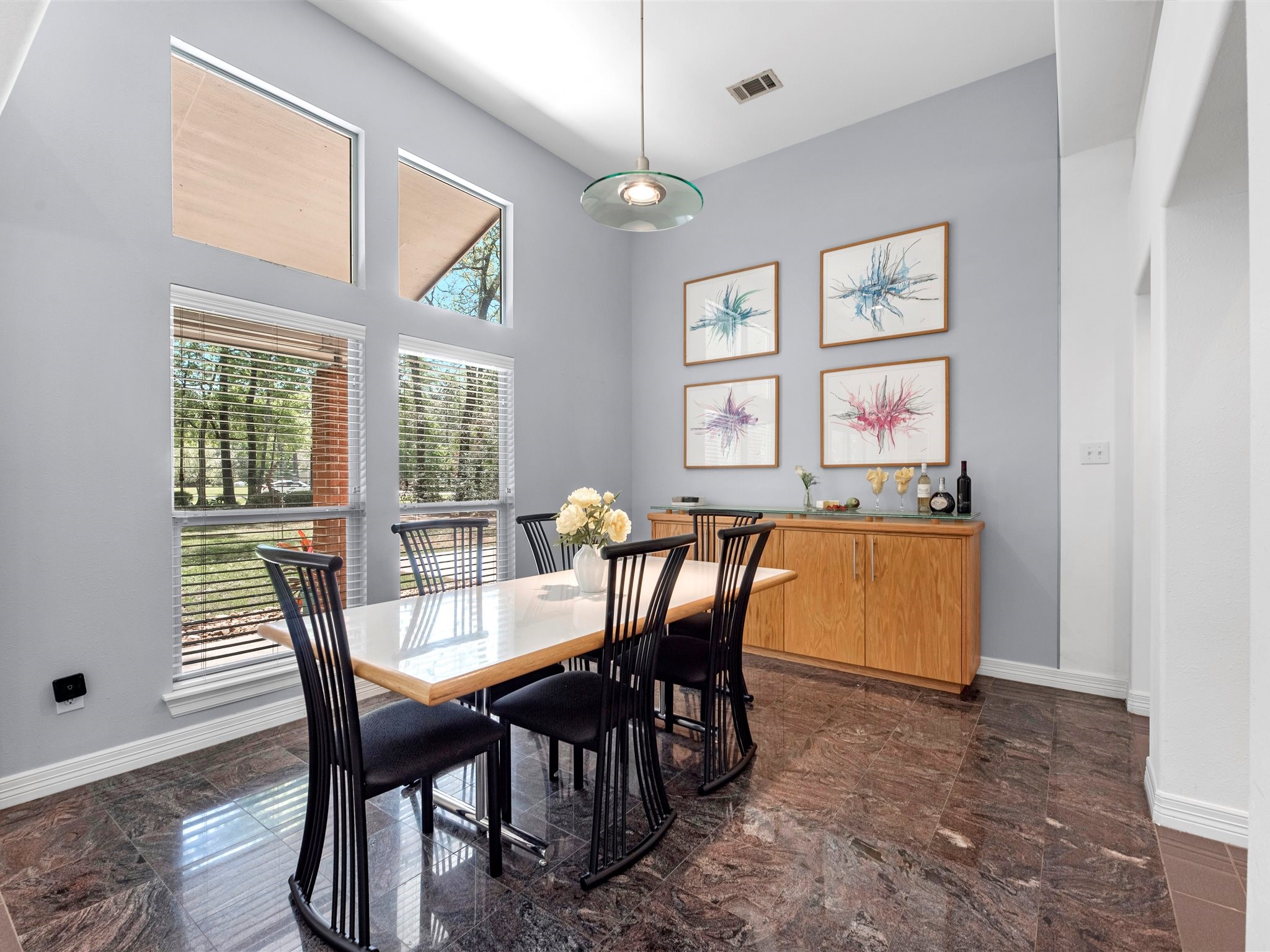715 Commons Lakeview Drive Huffman, TX 77336 - Photo 24 of 50 a view of a dining room with furniture window and outside view