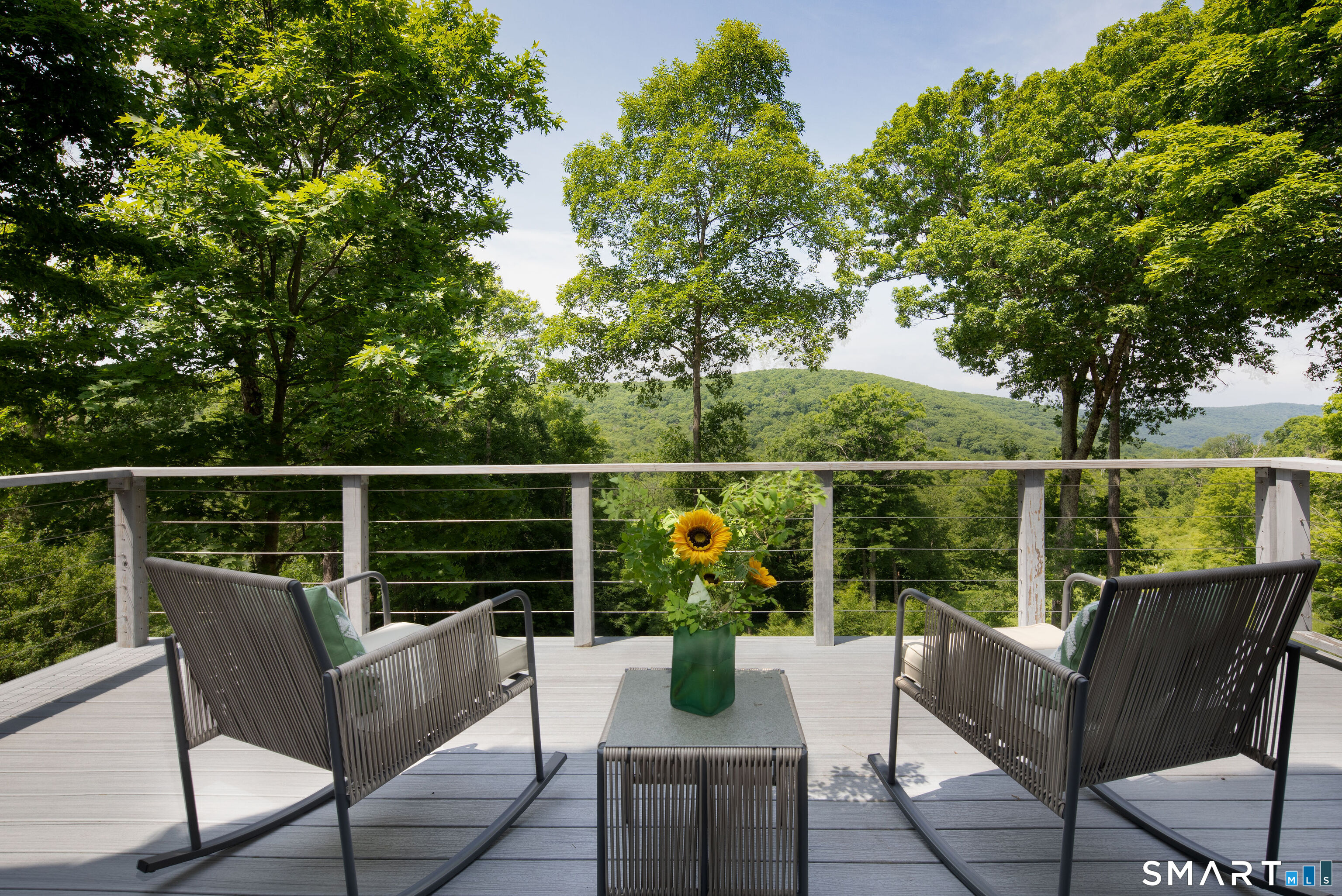 178 Carter Road Kent, CT 06754 - Photo 5 of 40 Deck off Living and Dining Room