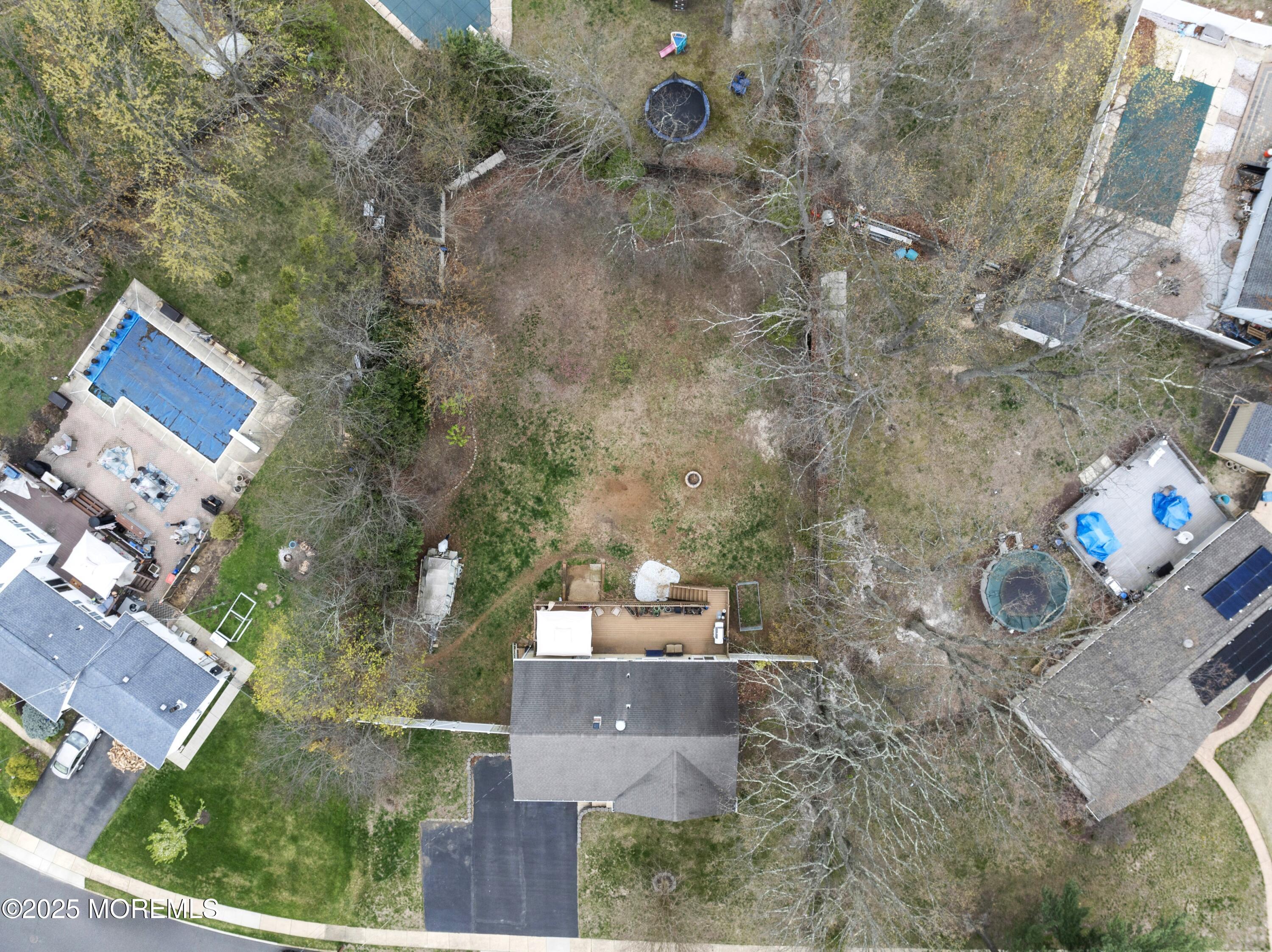 35 Chestnut Hill Road Howell, NJ 07731 - Photo 27 of 30 an aerial view of a house with outdoor space