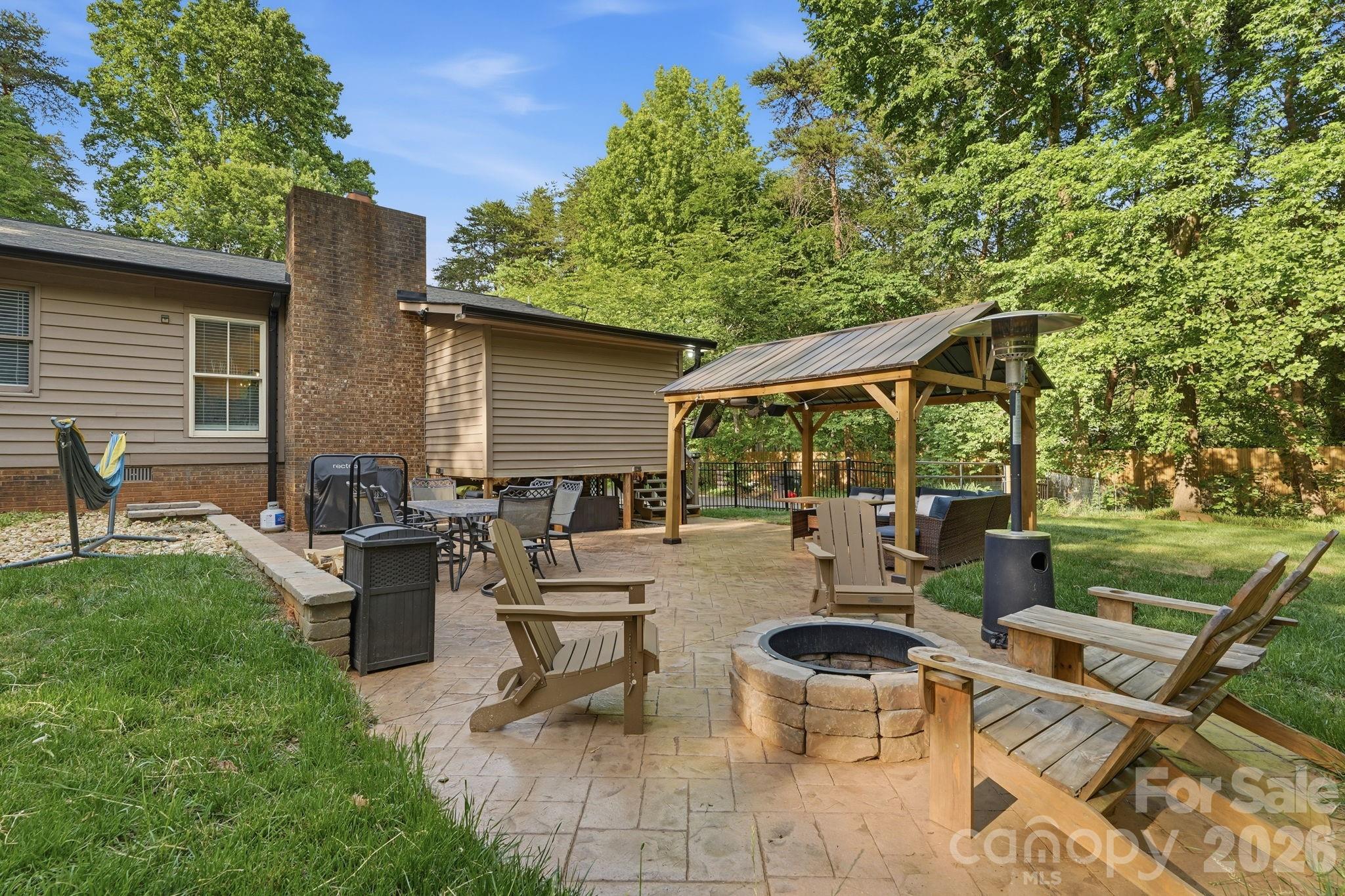 5347 Haney Road York, SC 29745 - Photo 35 of 39 a view of a backyard with sitting area