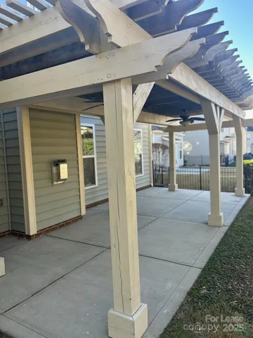 a view of entrance gate of the house