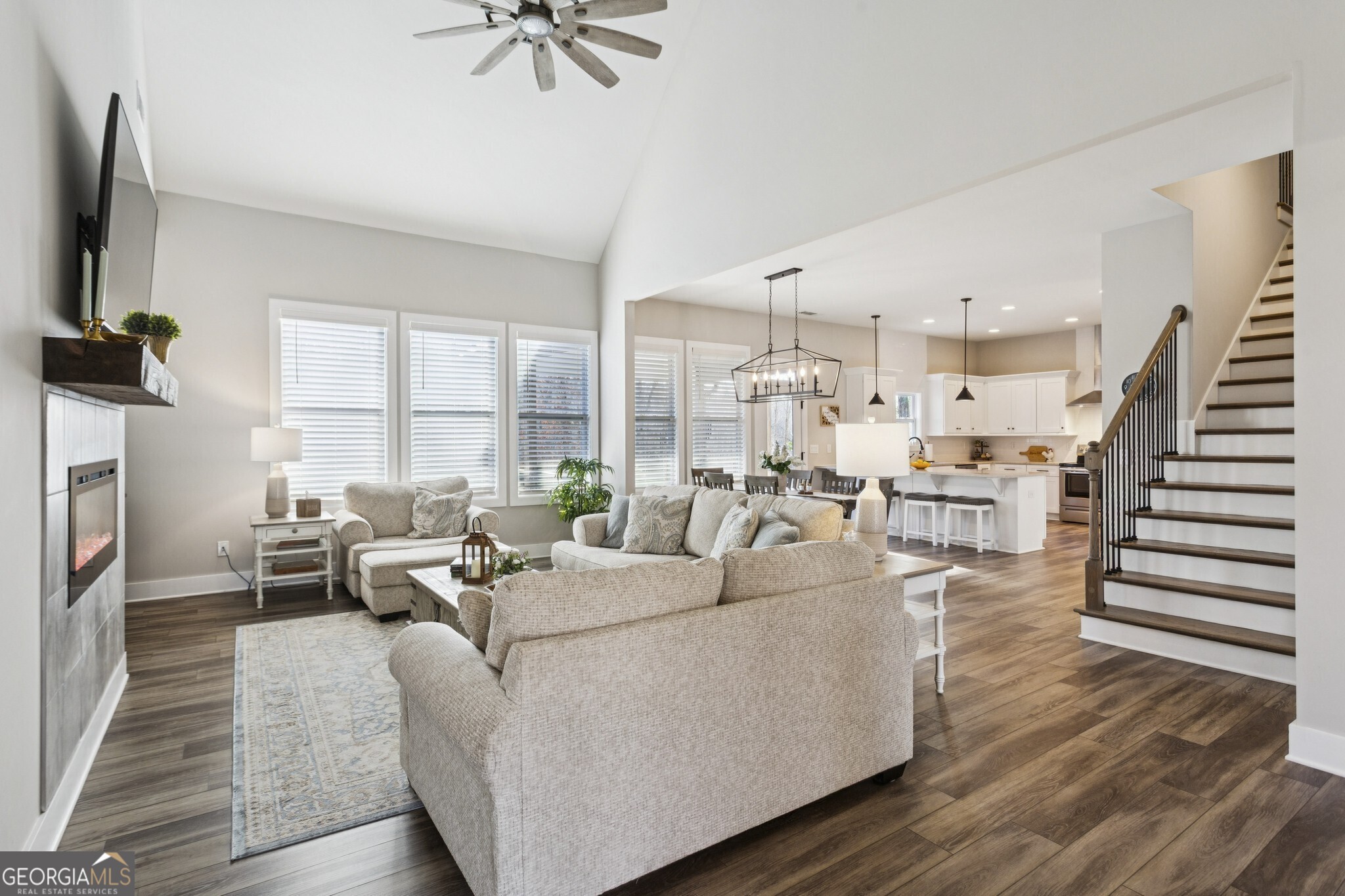 20 Bluestone Way Northeast Cartersville, GA 30121 - Photo 14 of 55 Fireside Family Room