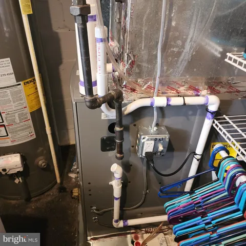 a room with gym equipment