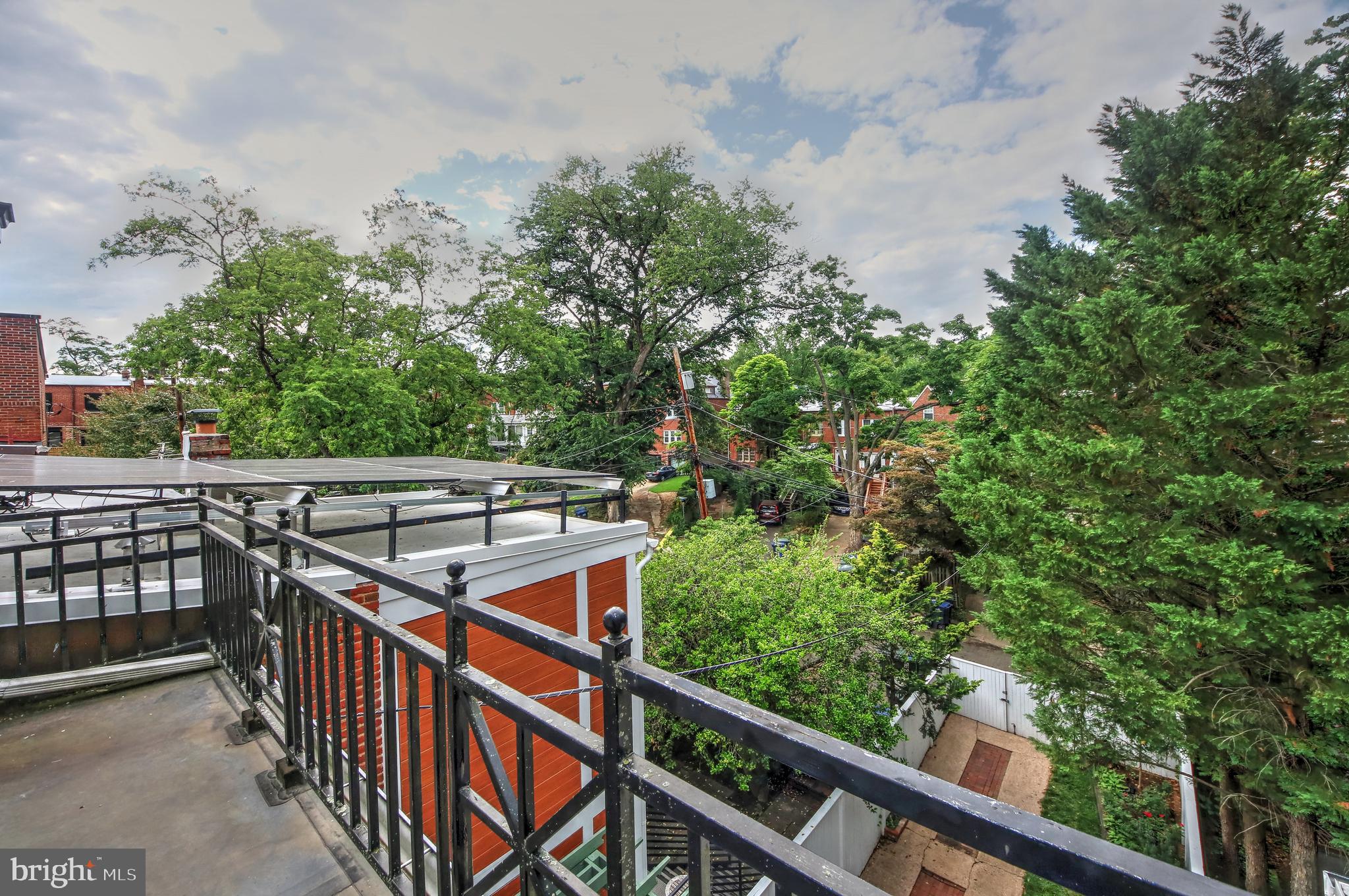 4417 Q Street Northwest Washington, DC 20007 - Photo 20 of 29 View from 3rd floor Balcony